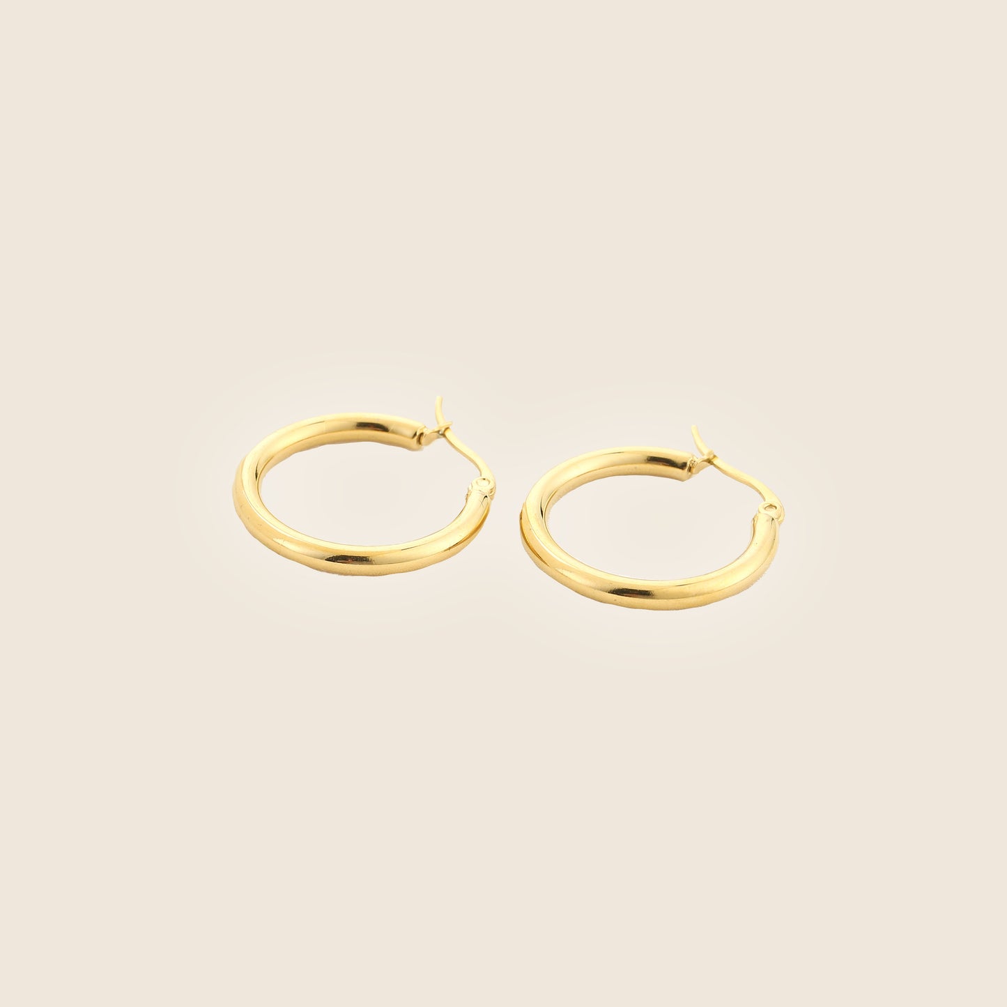 Basic Golden Hoops