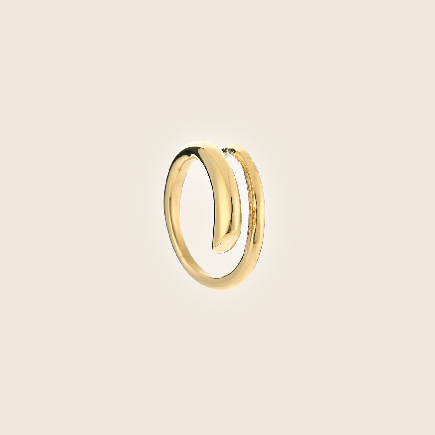 Golden Twist Ring