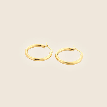 Basic Golden Hoops