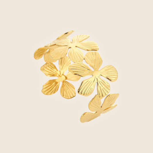 Flower Statement Bracelet