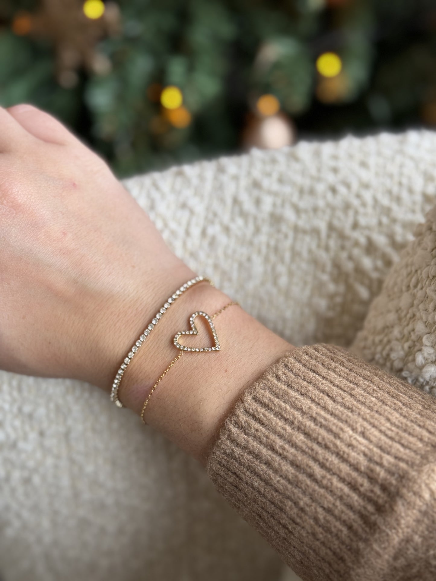 Diamond Heart Bracelet