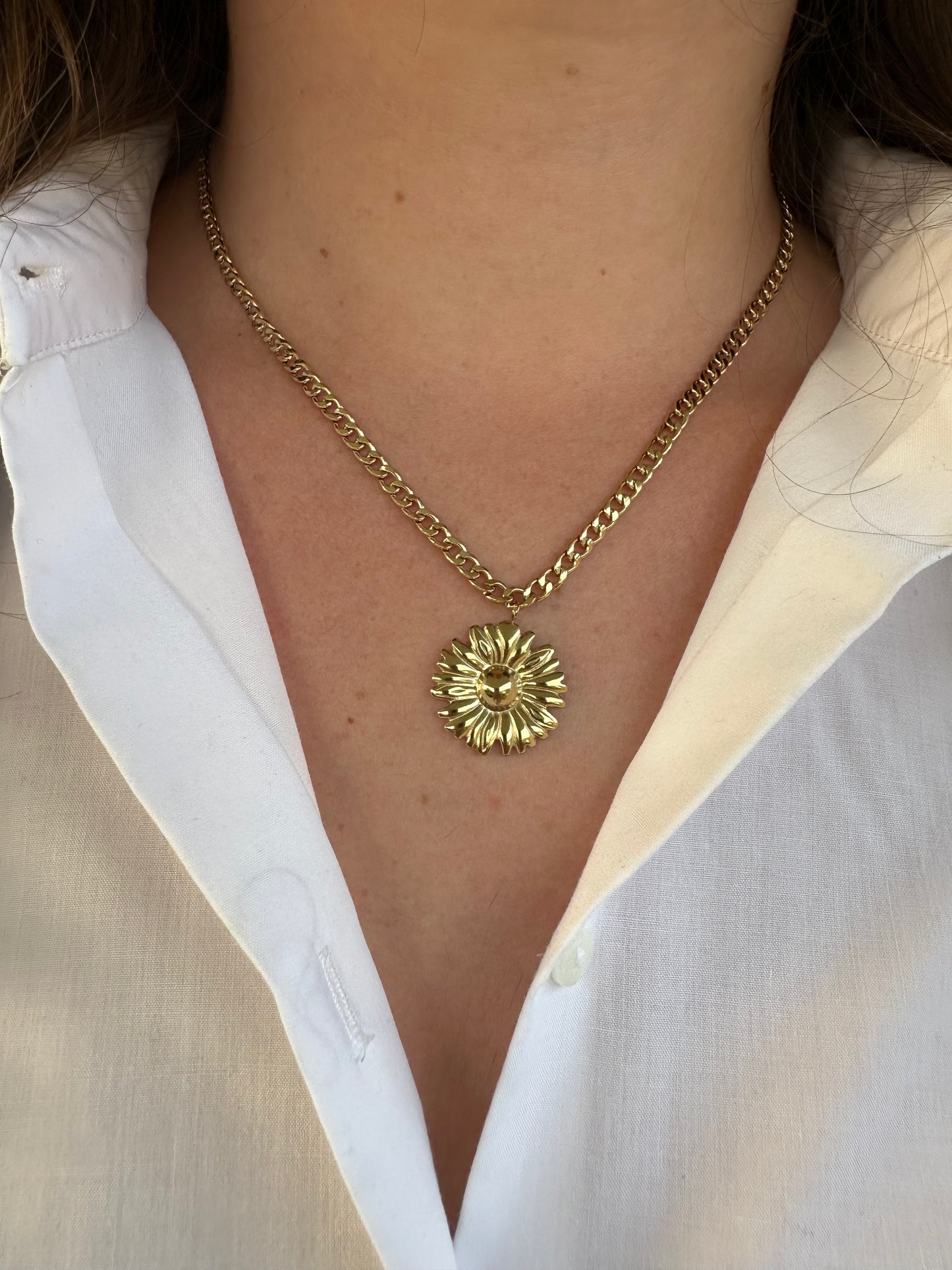 Sunflower Necklace